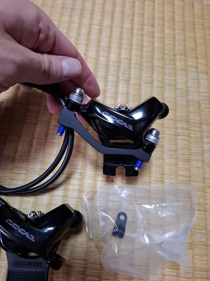 SRAM code silver stealth ブラックブレーキレバーセット