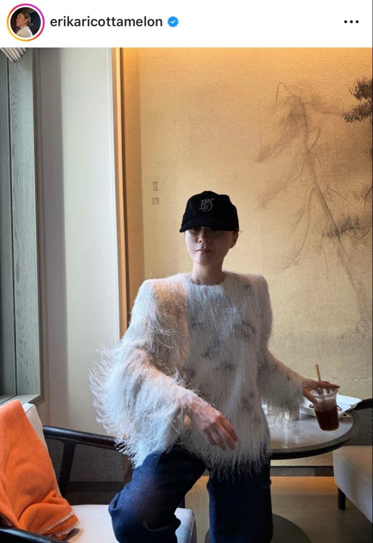 LUDLOW ラドロー♡ELLEショップ限定　ベルベットキャップ　黒　ニット