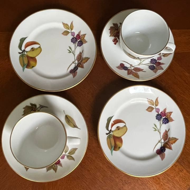 【美品】ロイヤルウースター★イヴシャム★トリオ　ペア