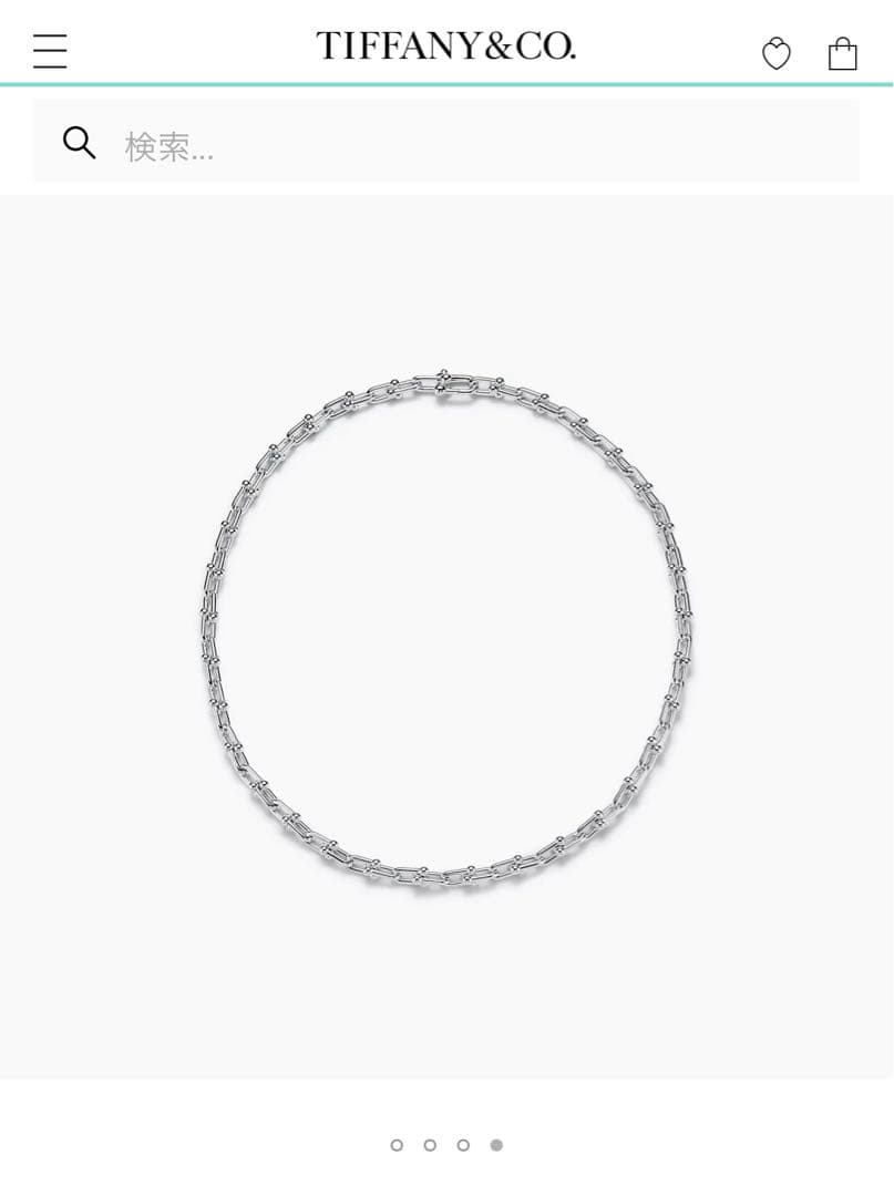 Tiffany & Co. ハードウェア　スモールリンクネックレス
