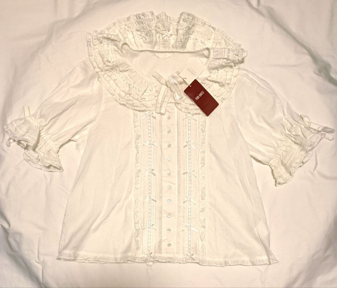 【タグ付き未使用】ピンクハウス　半袖ブラウス