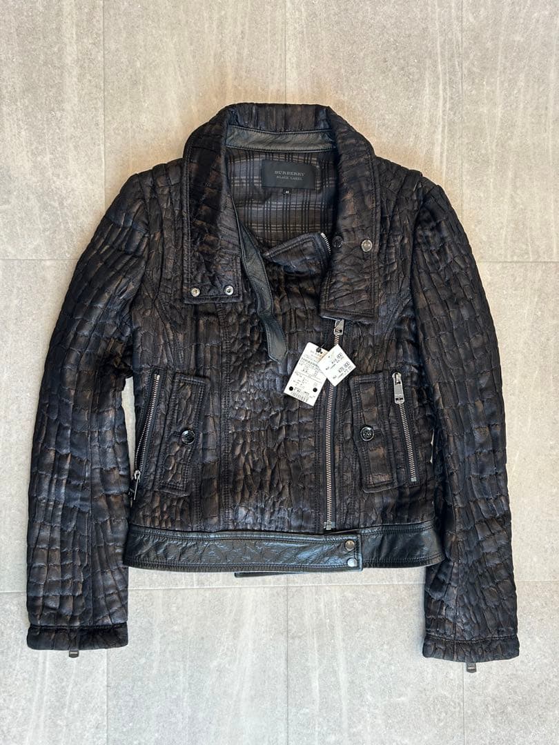 BURBERRY BLACK LABEL ライダースジャケット