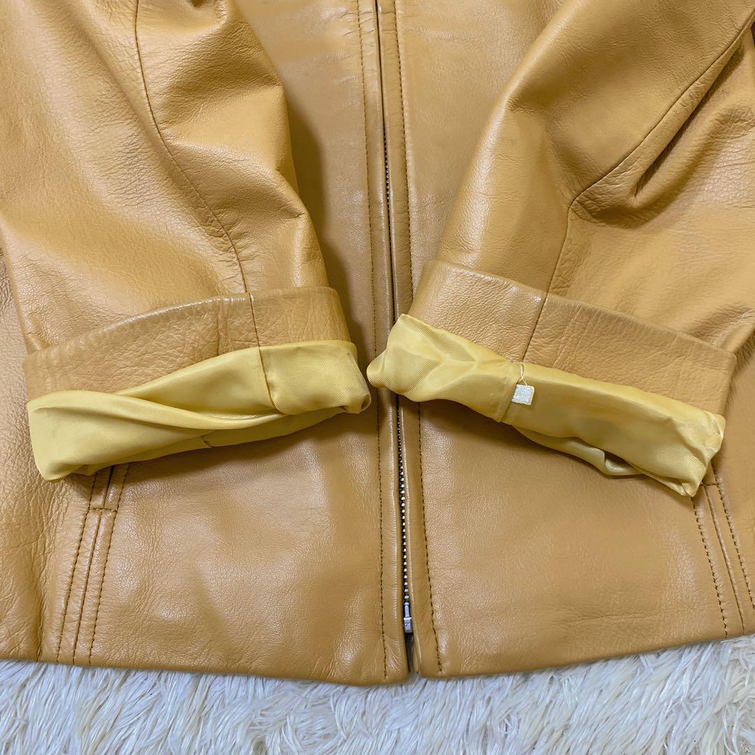 バルマン ラムレザージップアップジャケット ブルゾン L相当