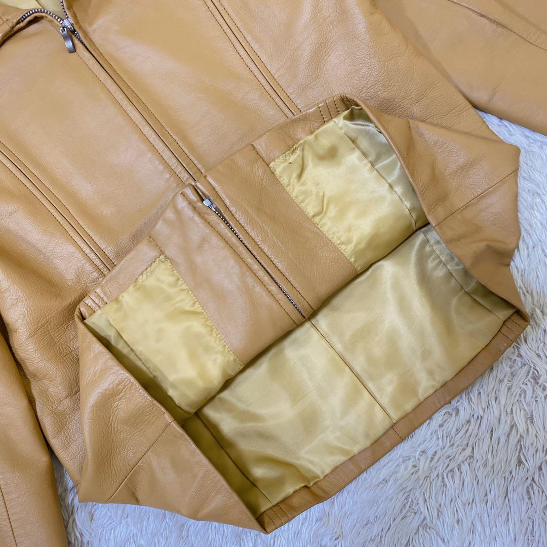 バルマン ラムレザージップアップジャケット ブルゾン L相当