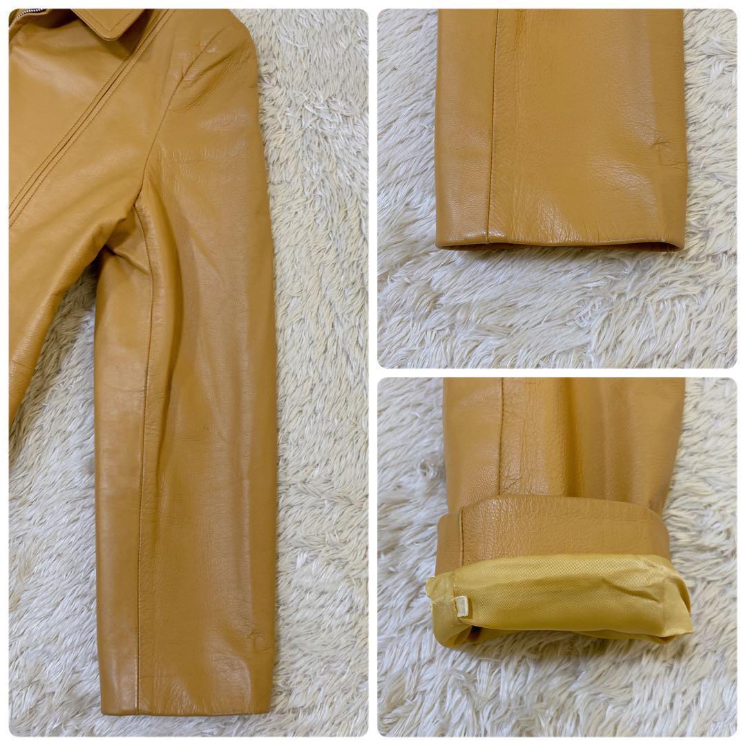 バルマン ラムレザージップアップジャケット ブルゾン L相当