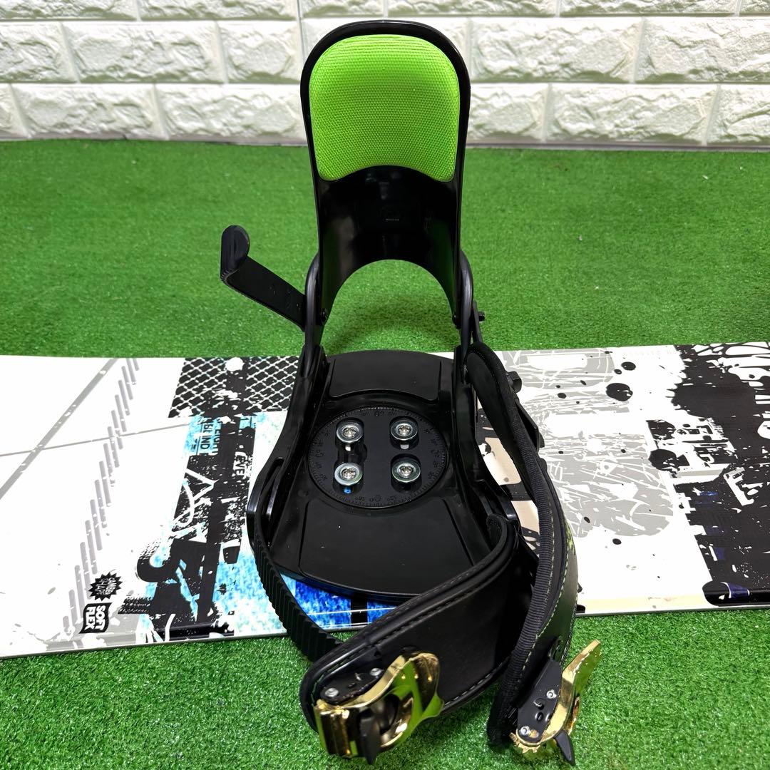 美品　DUB スノーボード　151 キャンバー　ビンディング　ケース付　すぐ使用