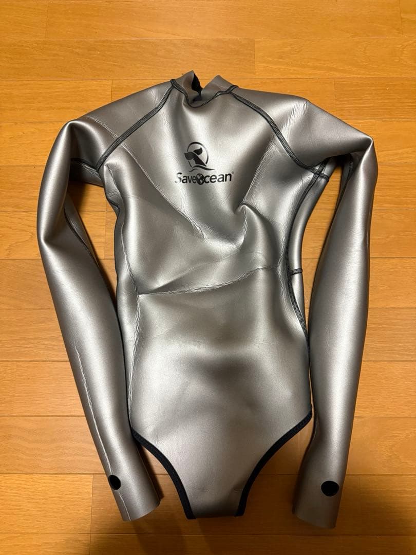 BESTDIVE Save Ocean シルバー ウェットスーツ　ロンスプ