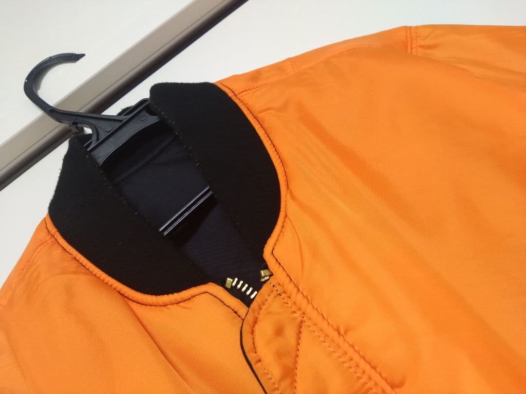 Alpha industry MA-1 フライトジャケット ブラック　Ｌ　美品