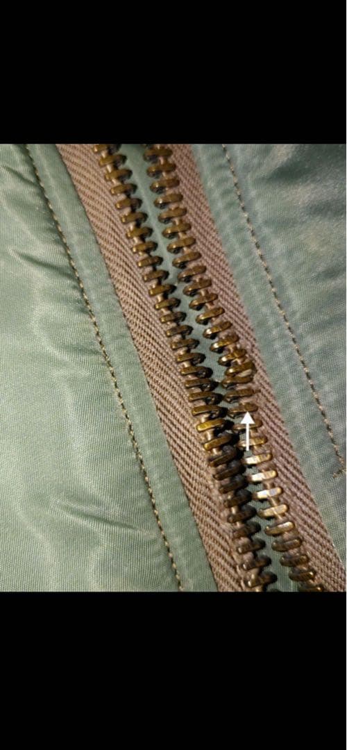 MA-1フライトジャケット Sサイズ グリーン M13262 カツオ