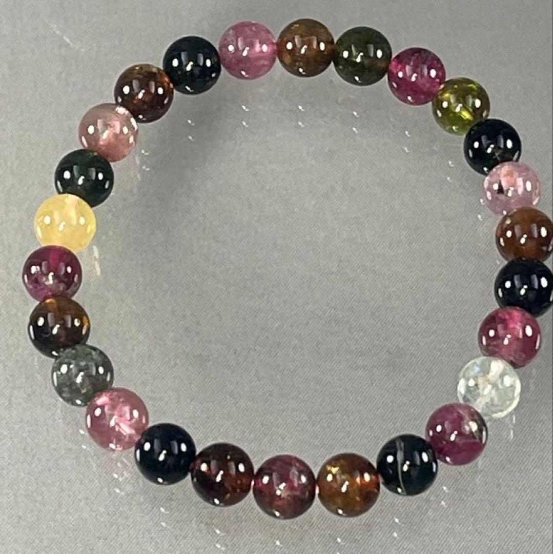 BRY0975⭐️トルマリンブレスレット⭐️高品質天然石　パワーストーン　美品