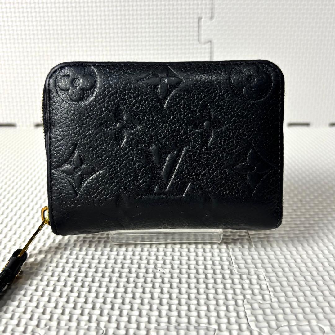 美品　ルイヴィトン　ジッピーパース　モノグラム　アンプラント　ノワール
