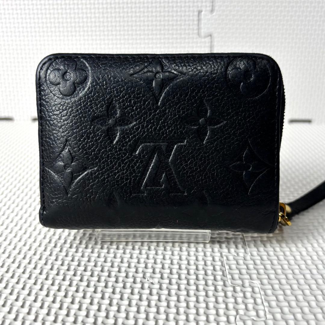 美品　ルイヴィトン　ジッピーパース　モノグラム　アンプラント　ノワール