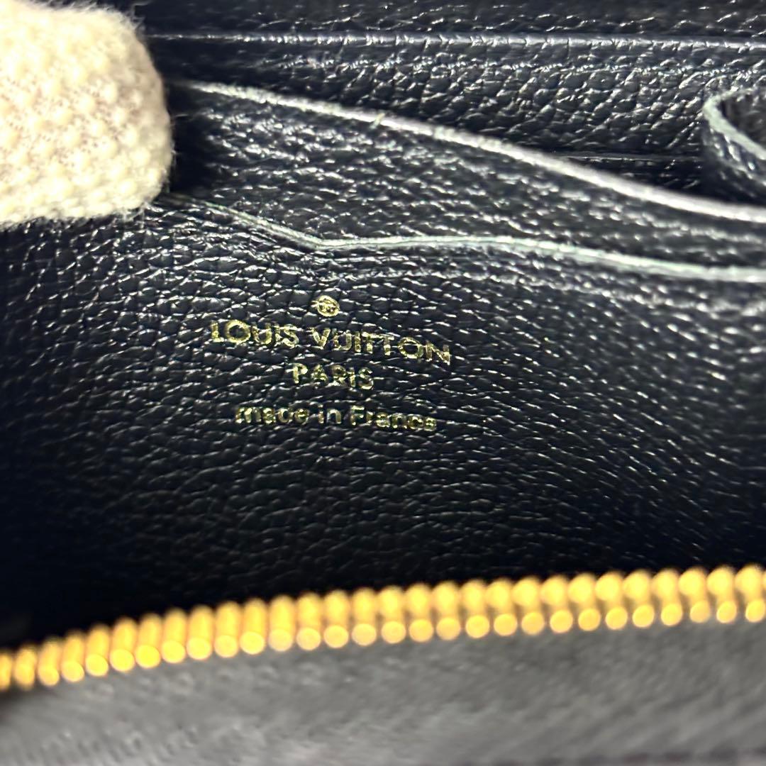 美品　ルイヴィトン　ジッピーパース　モノグラム　アンプラント　ノワール