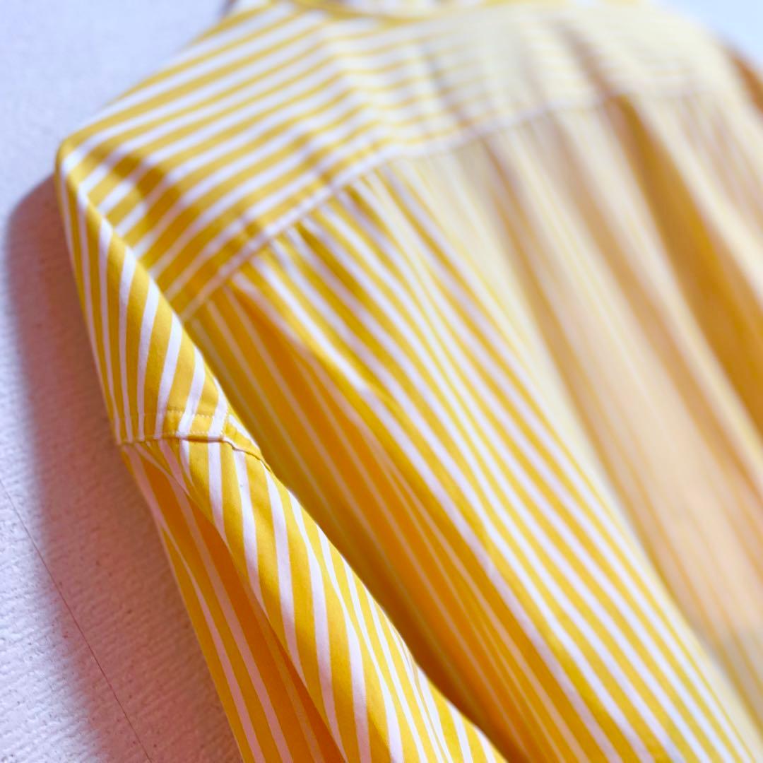 美品★Ralph Lauren ラルフローレン vivid イエロー ストライプ