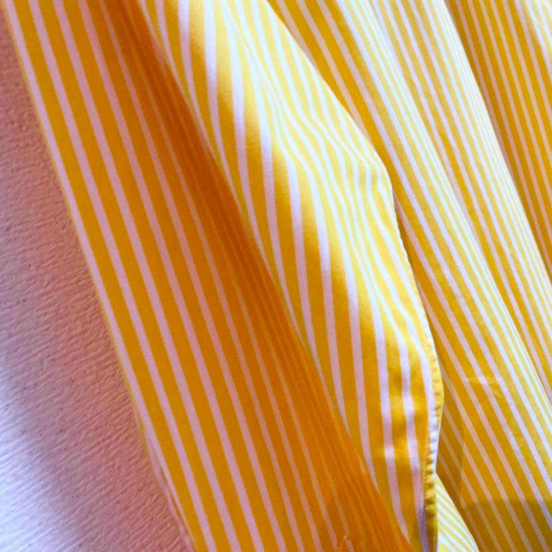 美品★Ralph Lauren ラルフローレン vivid イエロー ストライプ
