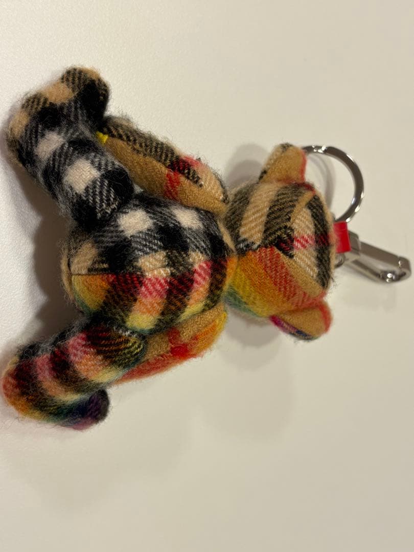 美品⭐︎Burberry クマ型キーホルダー　バーバリー　チェック柄