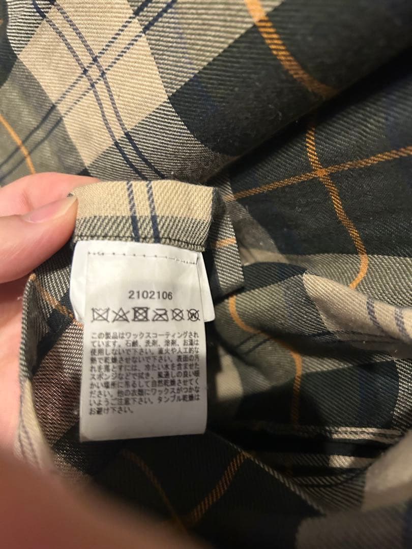 別注　barbour l'echoppe オイルドバルカラーコート