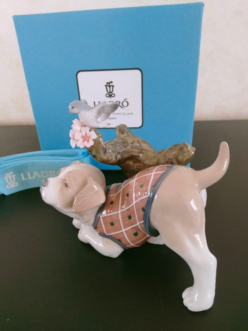 【最終値下げ】新品 リヤドロ「blossoms for the puppy」