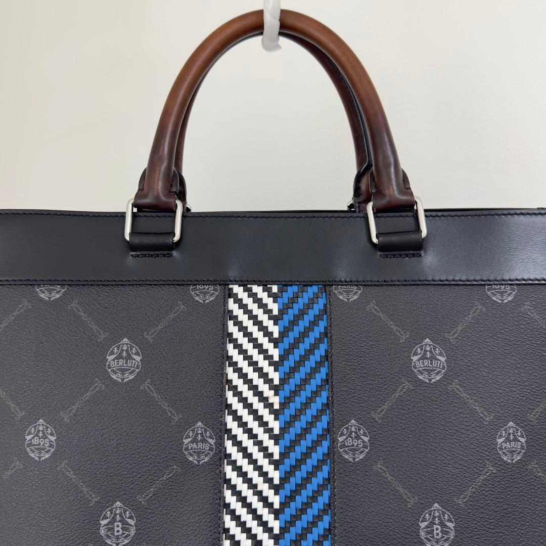 極美品 定価43.4万円 ベルルッティ 限定ウリス パティーヌレザートートバッグ