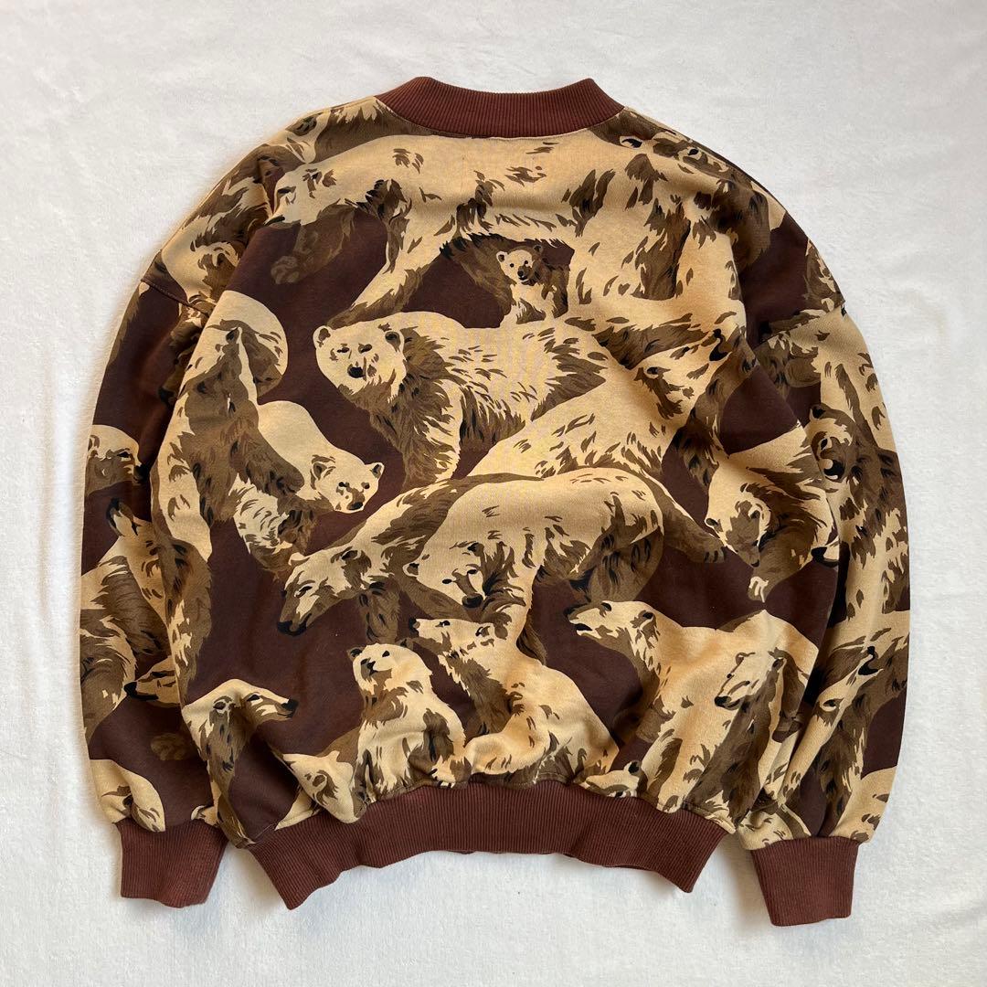 超レア 90s KENZO 北斎タグ 3点セット シロクマ 総柄 スウェット