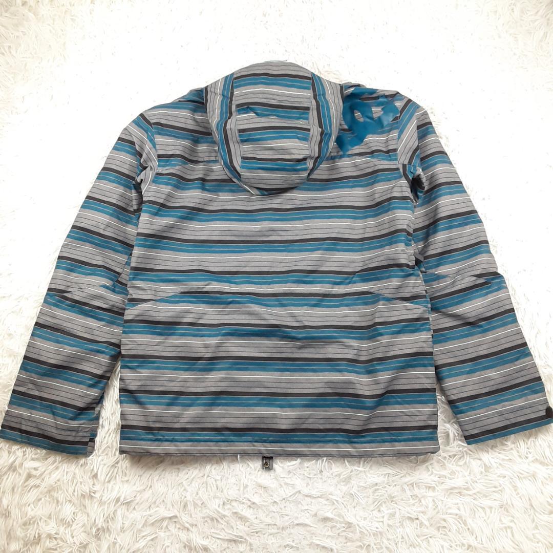 美品◎DC ディーシー ROXY ロキシー スノーウェアセットアップ スノボ 青