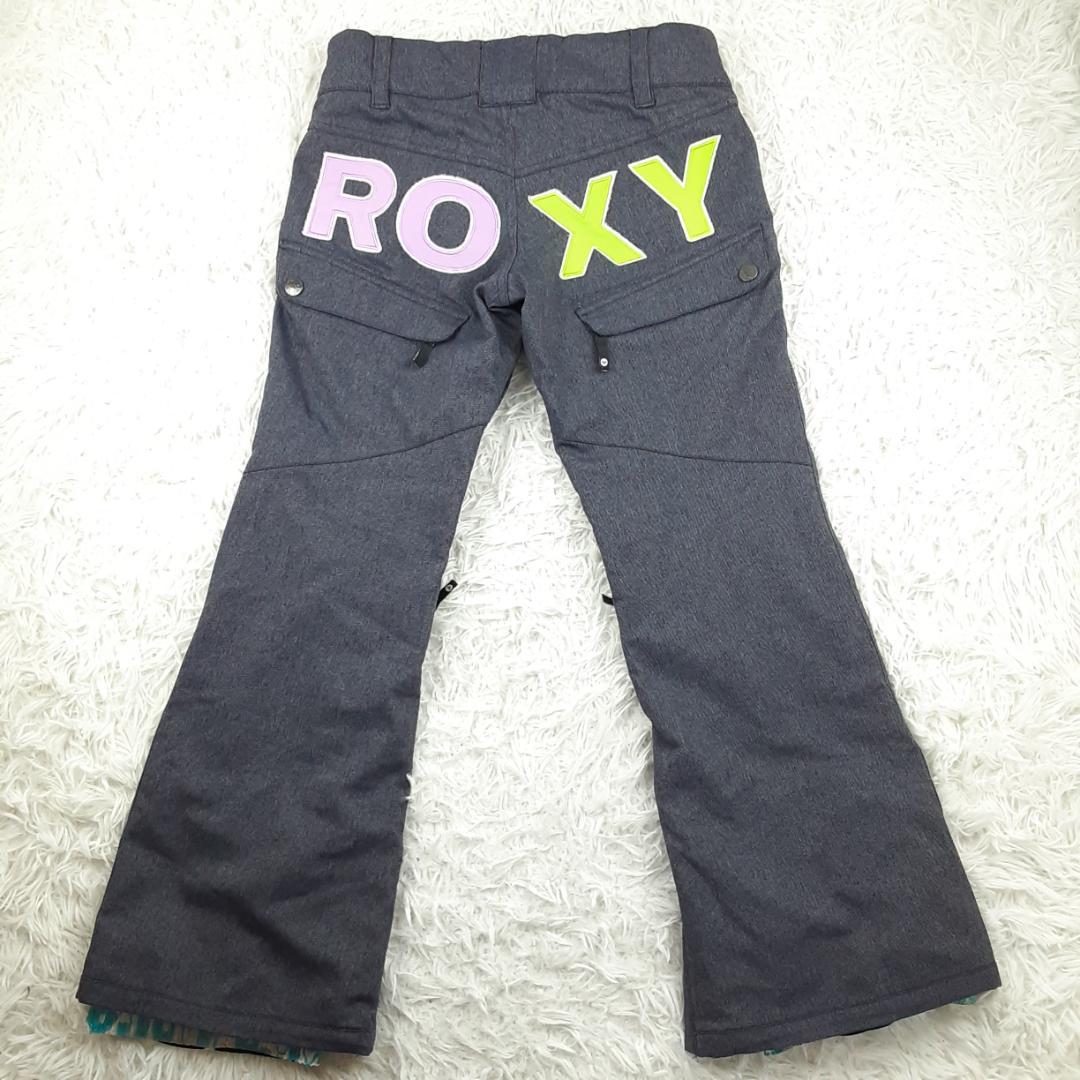 美品◎DC ディーシー ROXY ロキシー スノーウェアセットアップ スノボ 青