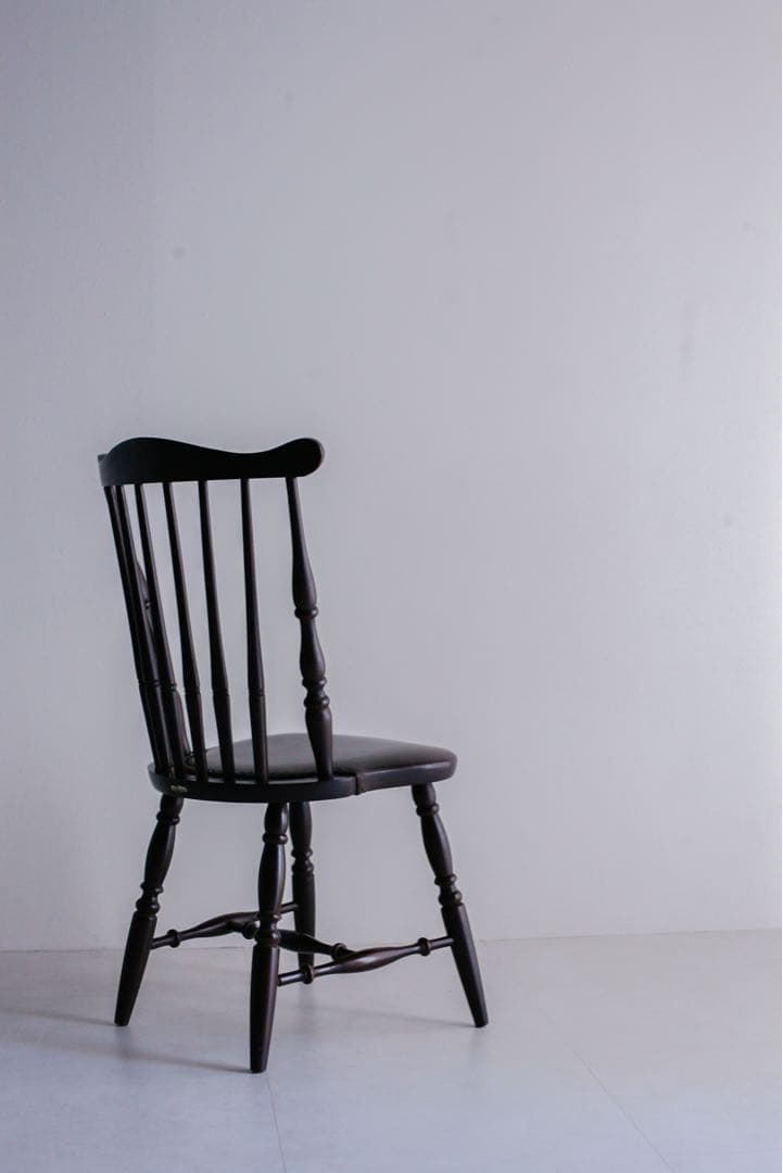 レザーチェア　ウィンザーチェア　ダイニングチェア　アンティーク　古家具