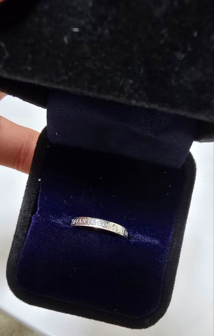 Tiffany & Co. シルバーリング ダイヤモンド付き