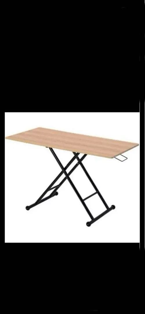 【新品 未使用 送料込み】ガス圧昇降式テーブル