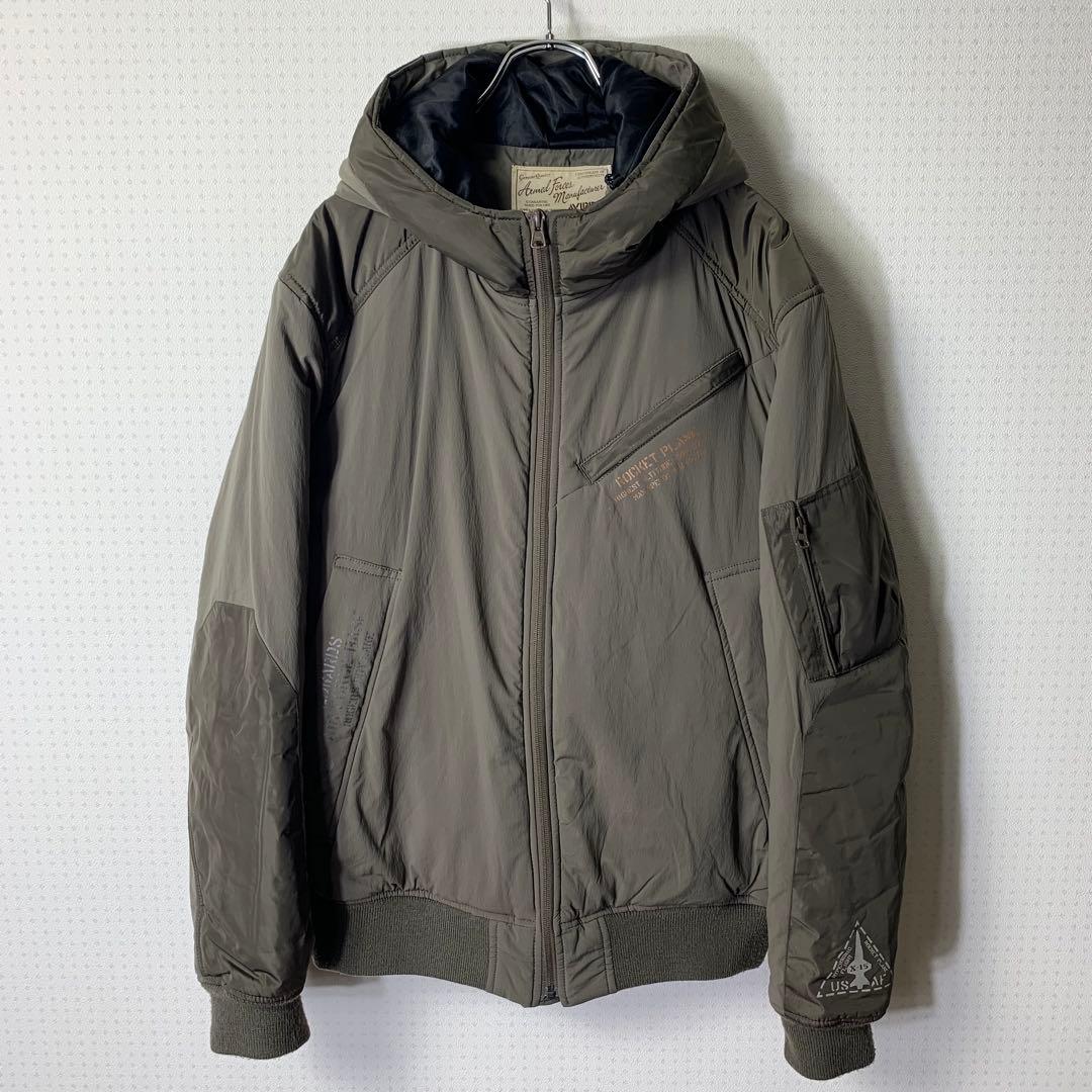 AVIREX ボンバージャケット MA-1 フライトジャケット リフレクトロゴ