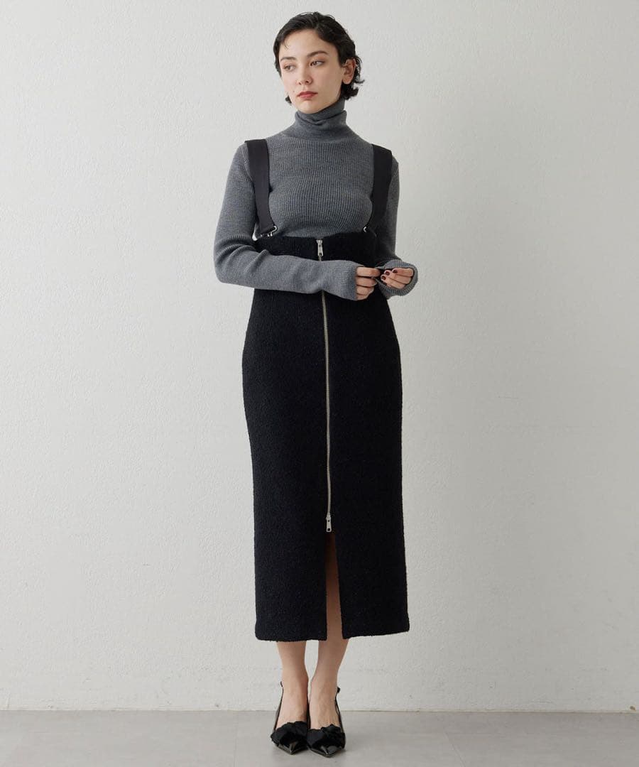 新品 定価46200円 ウィムガゼット サスペンダー ワンピース スカート