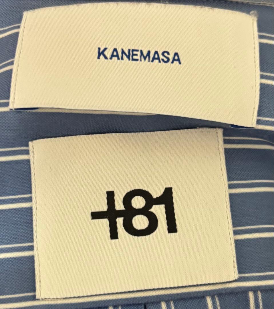 トップス KANEMASA +81  OX DRESS KNIT SHIRT