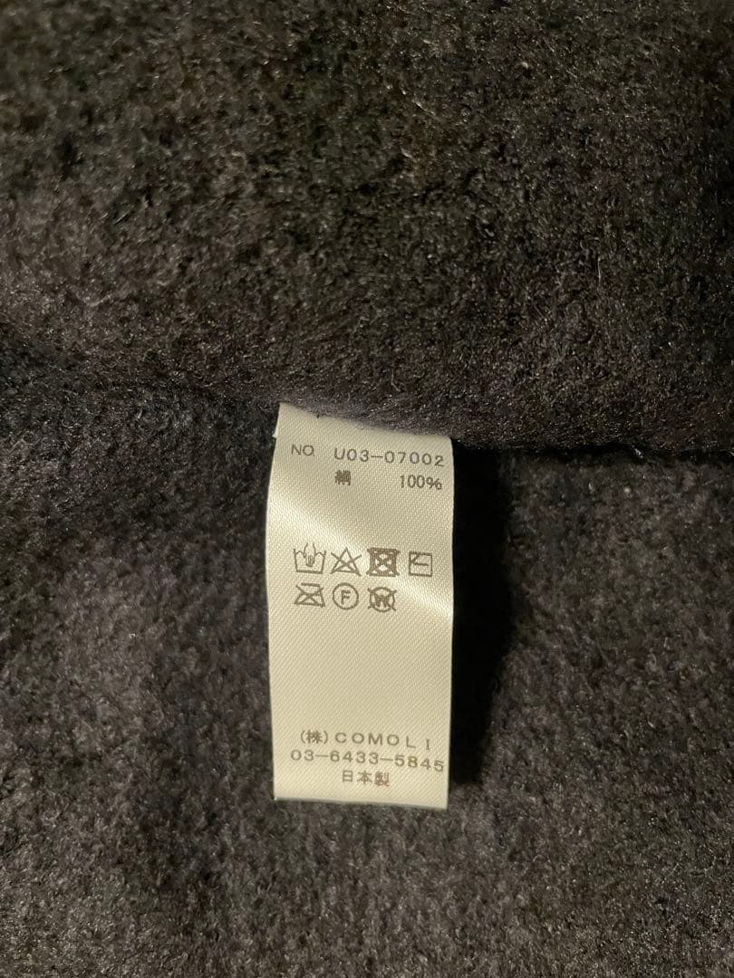 21AW comoli シルクフリースネックウォーマー