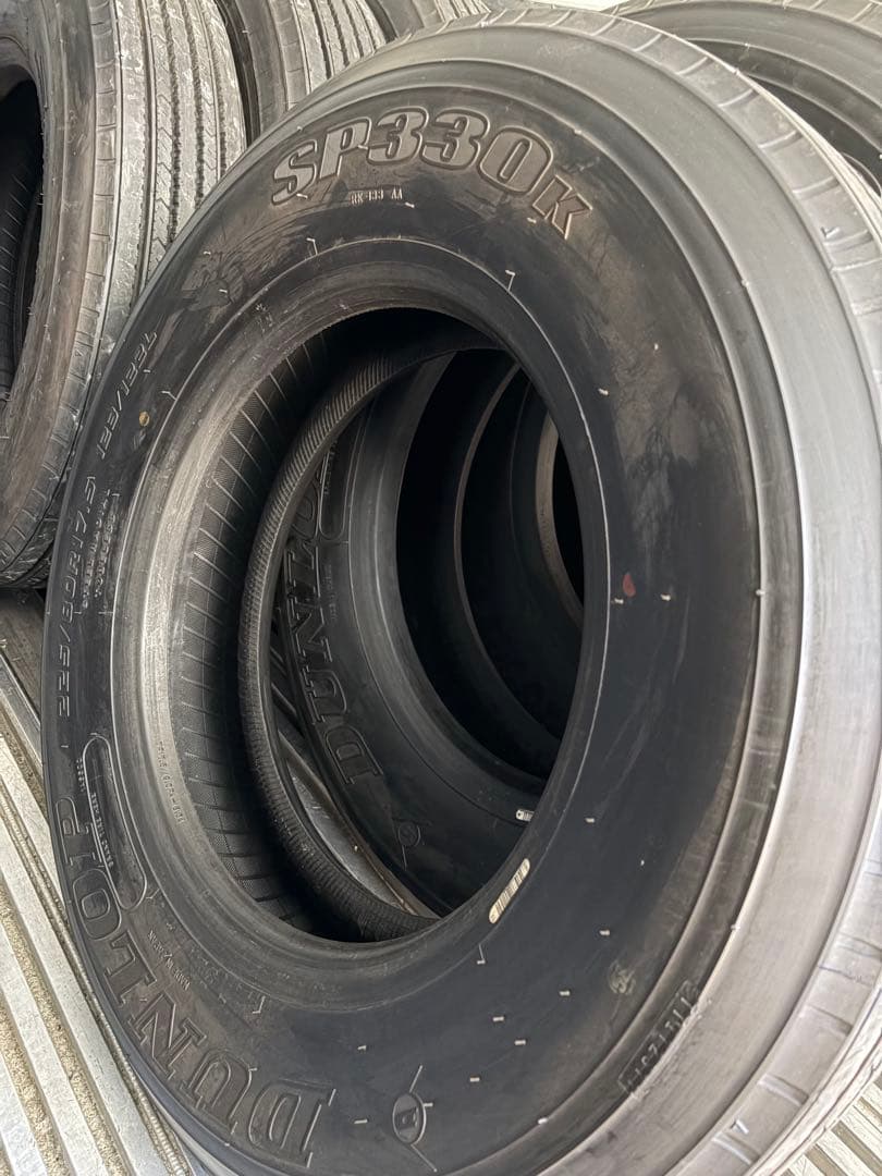 DUNLOP ダンロップ　225/80R17.5 SP330K 中古　12本
