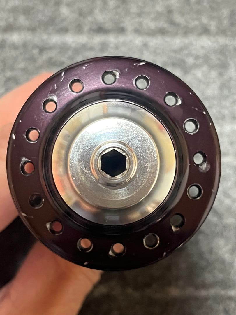 CHRIS KING R45 FRONT クリスキング フロントハブ黒black