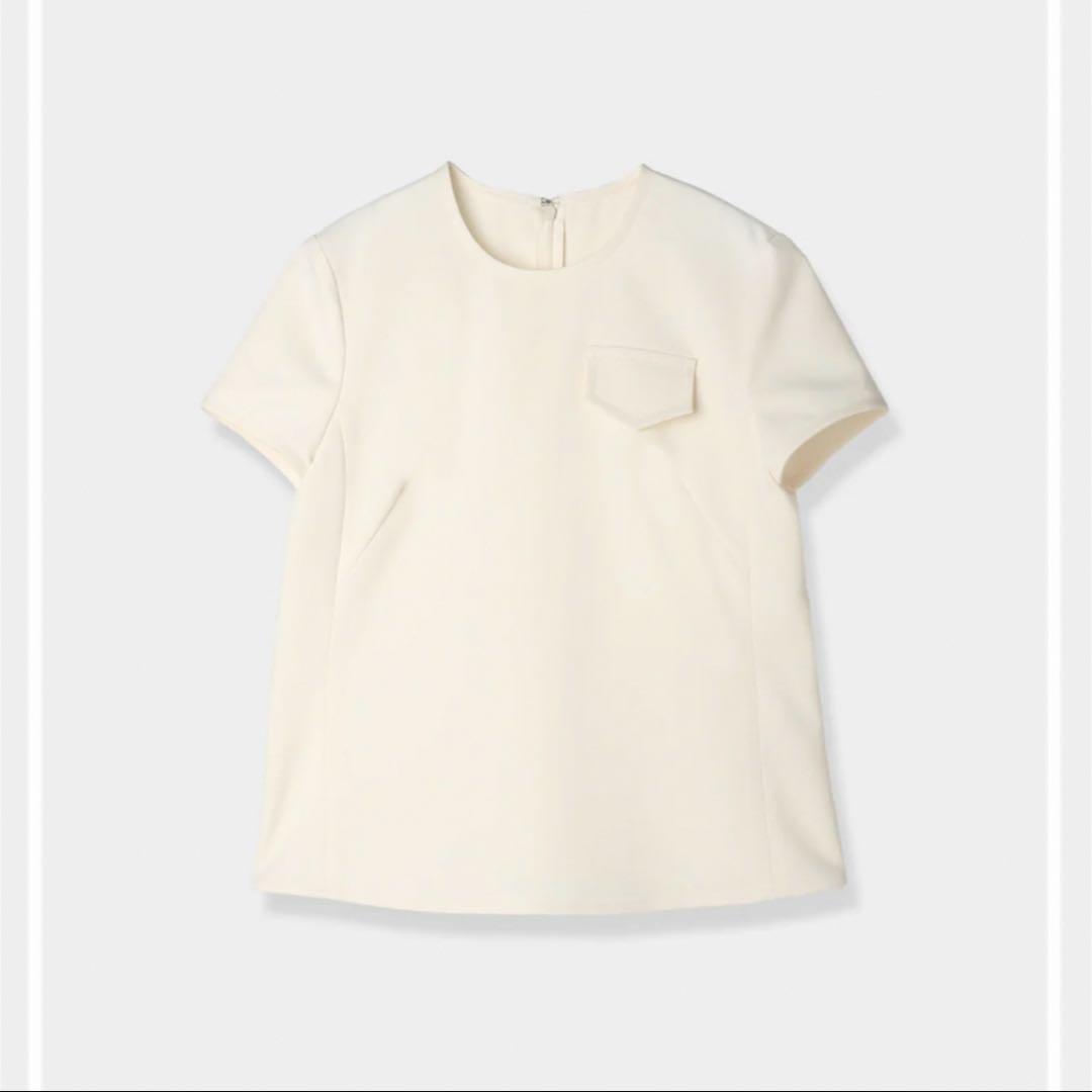 トップス laube blanc Crew neck compact Blouse