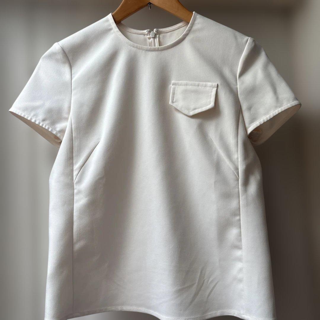 トップス laube blanc Crew neck compact Blouse