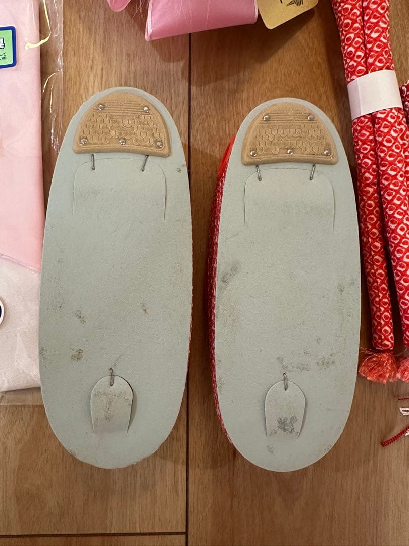 七五三 着物フルセット 正絹　刺繍　赤　被布　3才　女の子