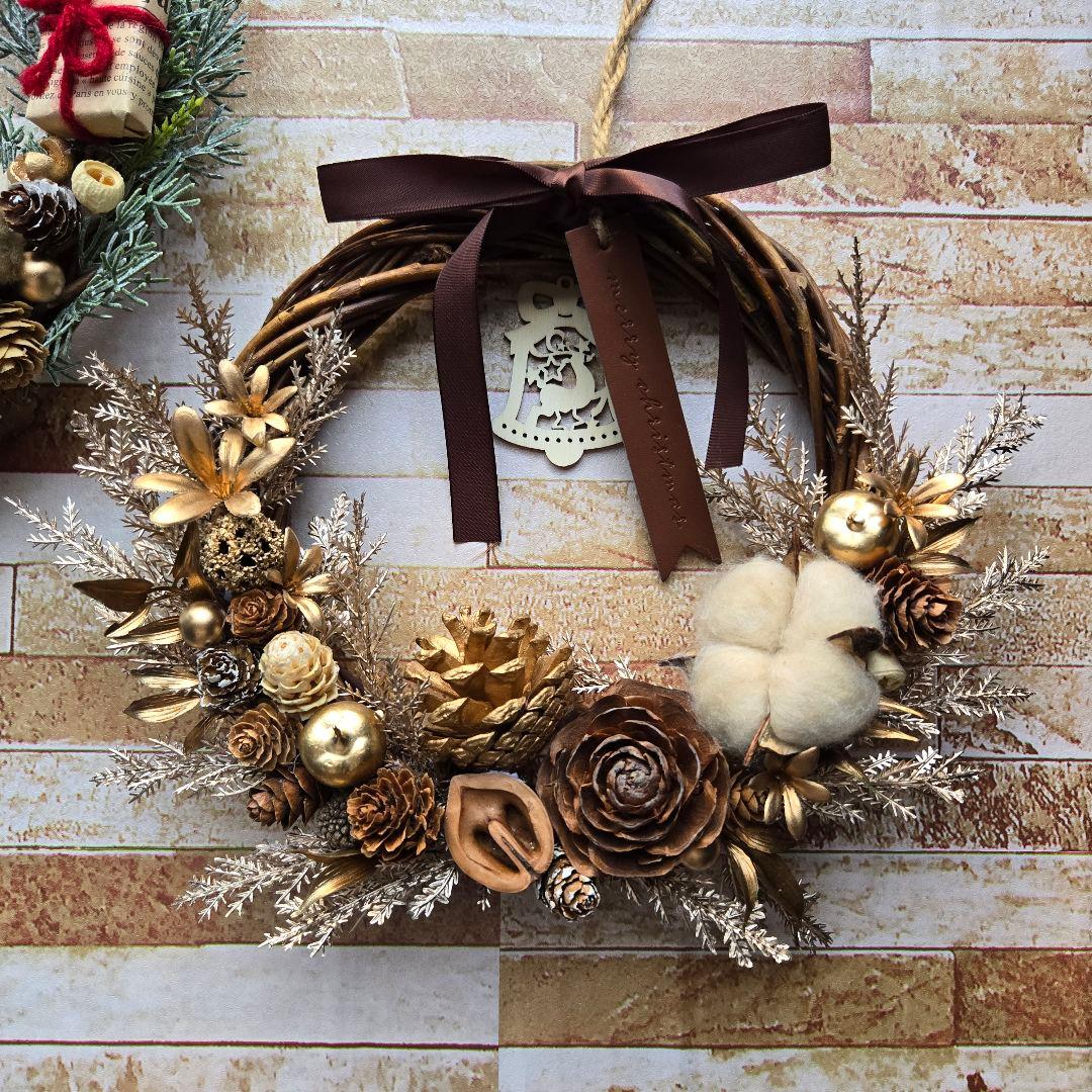 クリスマスリース 30cm×24cm Xmas
