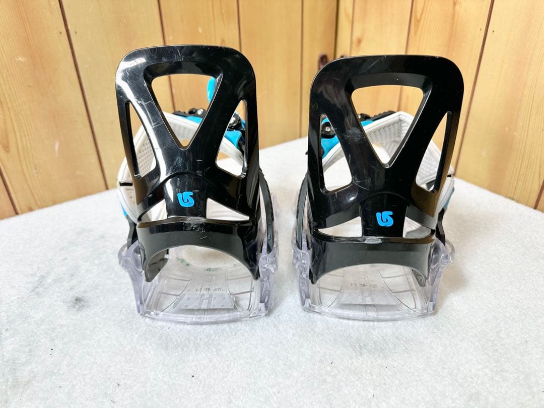 良品 BURTON バートン GROM スノボ ビンディング キッズ ブルー