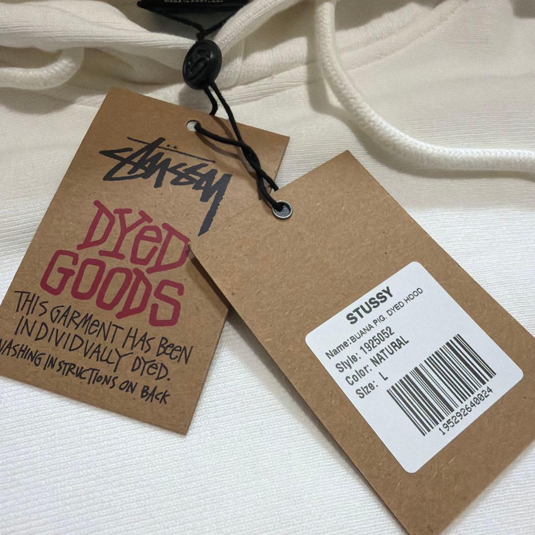 Stüssy BUANA HOODIE PIGMENT DYED パーカー　新品