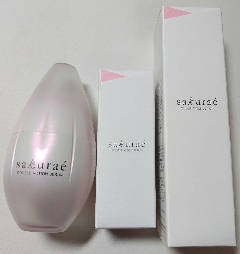 サクラエ ダブルアクションセラム 33ml　クリアサイクルローション 120ml