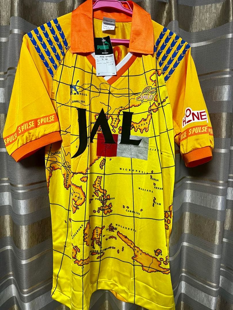 値下げ新品タグ付激レア 90s 清水エスパルス ユニフォーム JAL Jリーグ