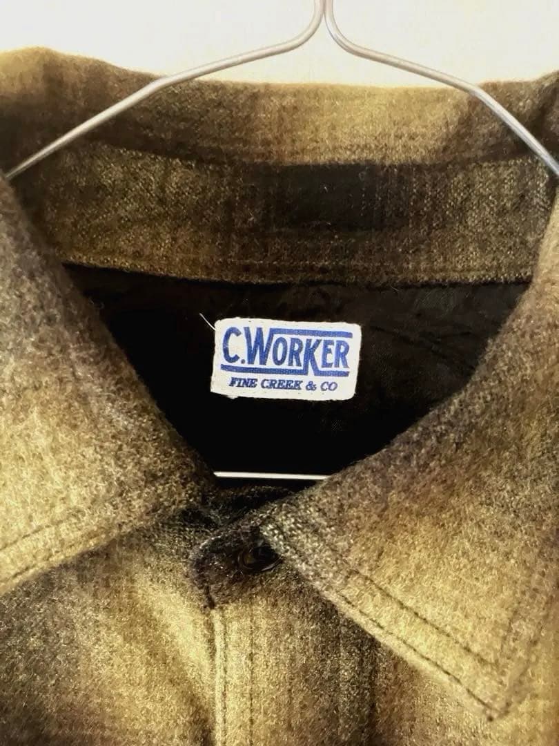 ファインクリーク ジェイミー オンブレシャツ 38/CWORKS Jamie