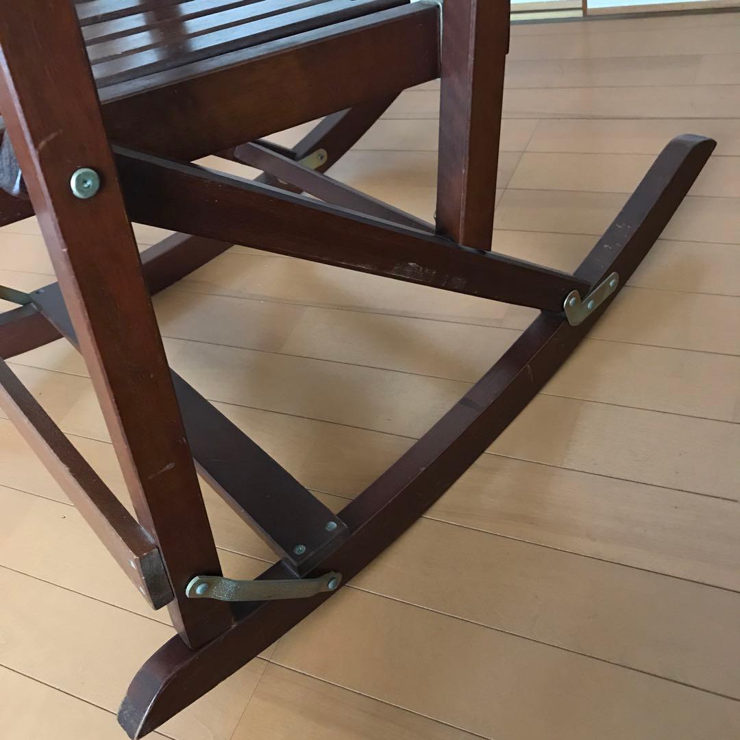 木製 折りたたみ式 ロッキングチェア