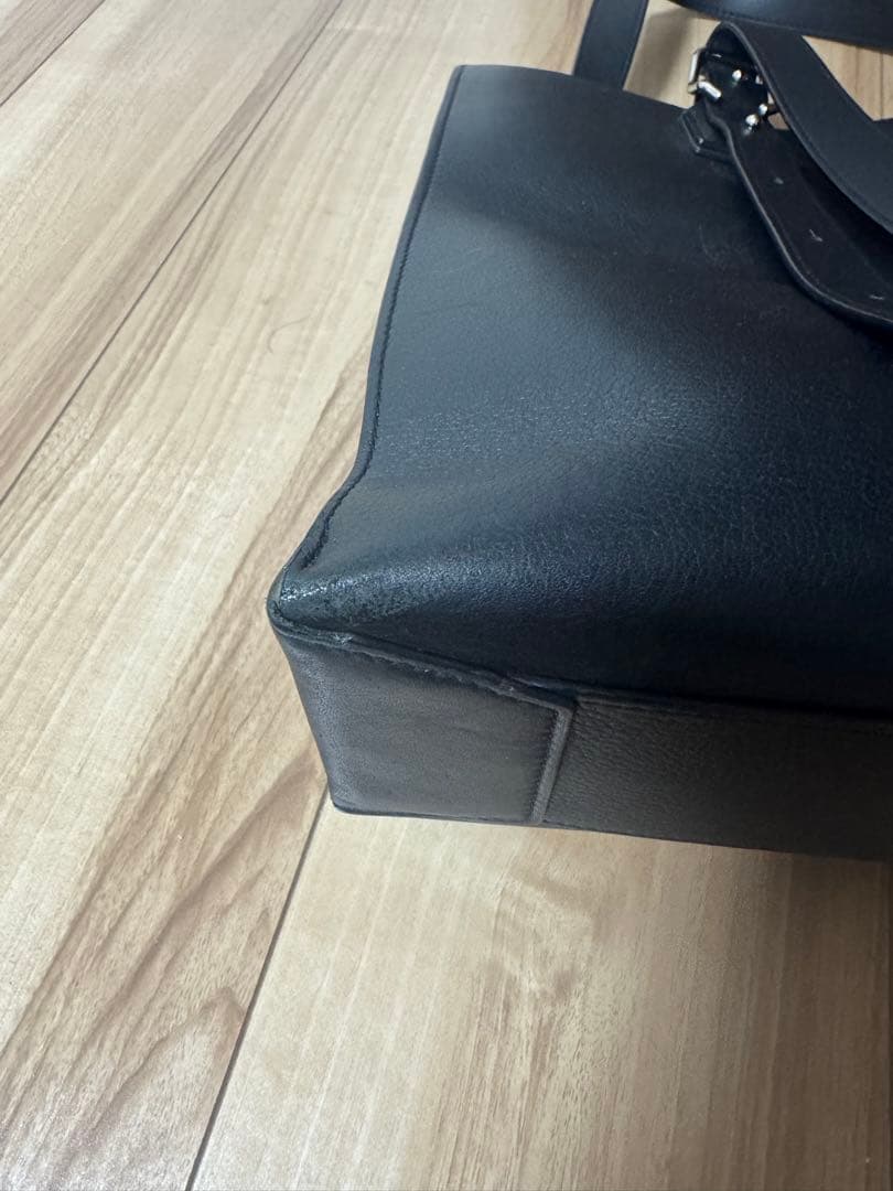 ロエベ LOEWE ブラックレザートートバッグ