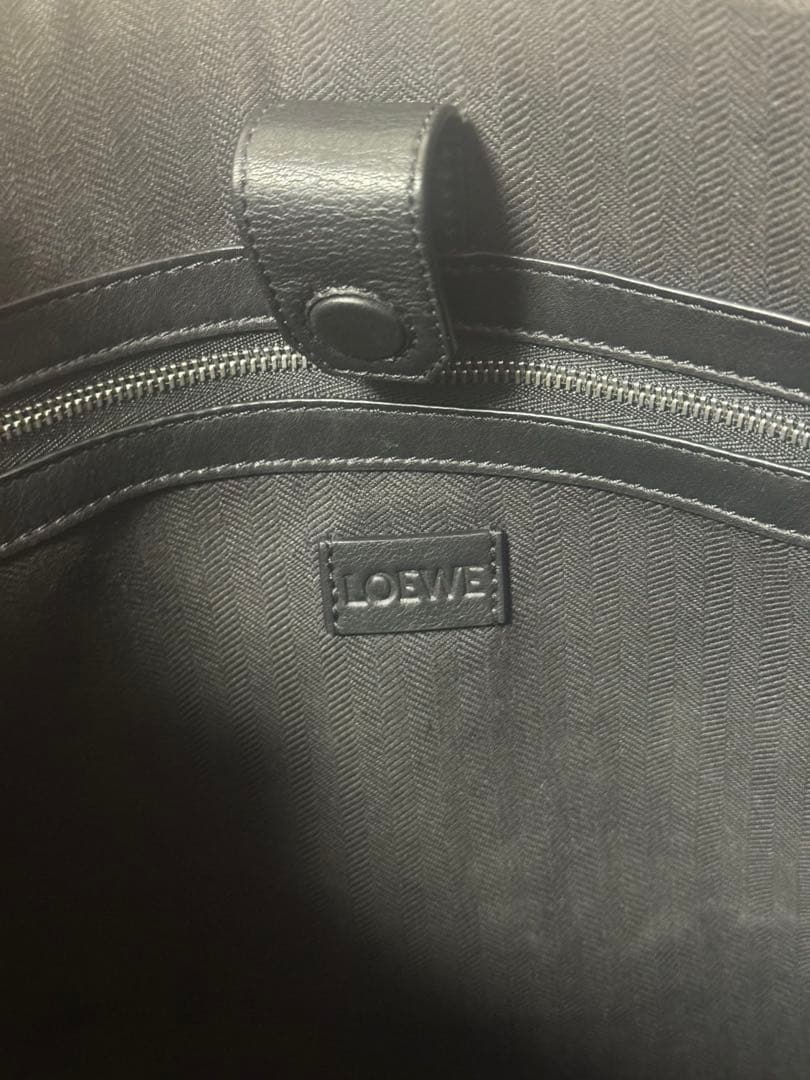 ロエベ LOEWE ブラックレザートートバッグ