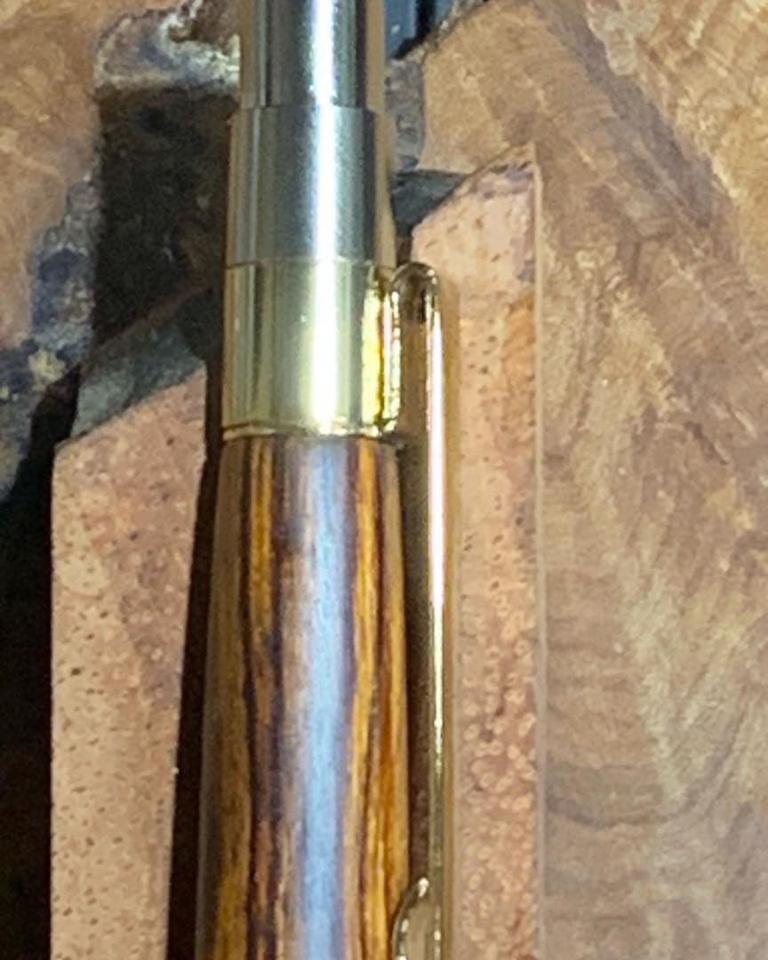 デザートアイアンウッドデュラクリック・スリムノック式ボールペン