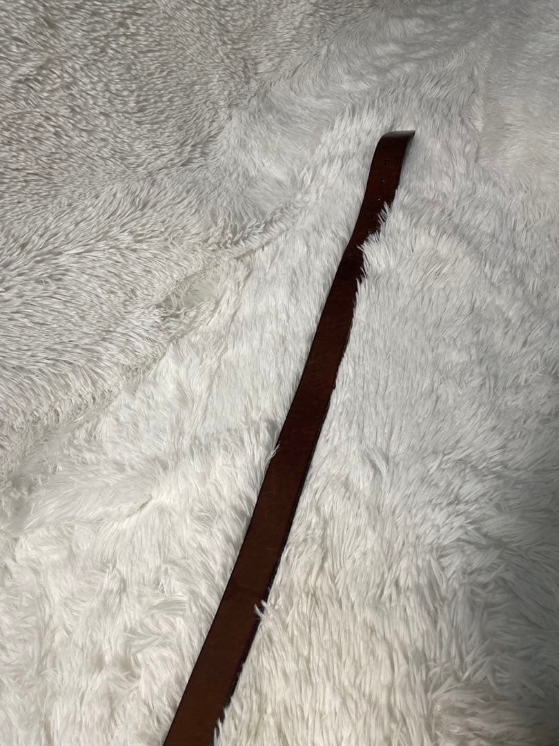 Polo Ralph Lauren 本革 レザーベルト ブラウン　ビッグポニー