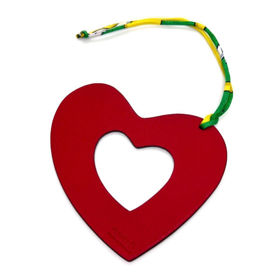 美品✨ エルメス プティアッシュ ハート トゴ エプソン バッグチャーム